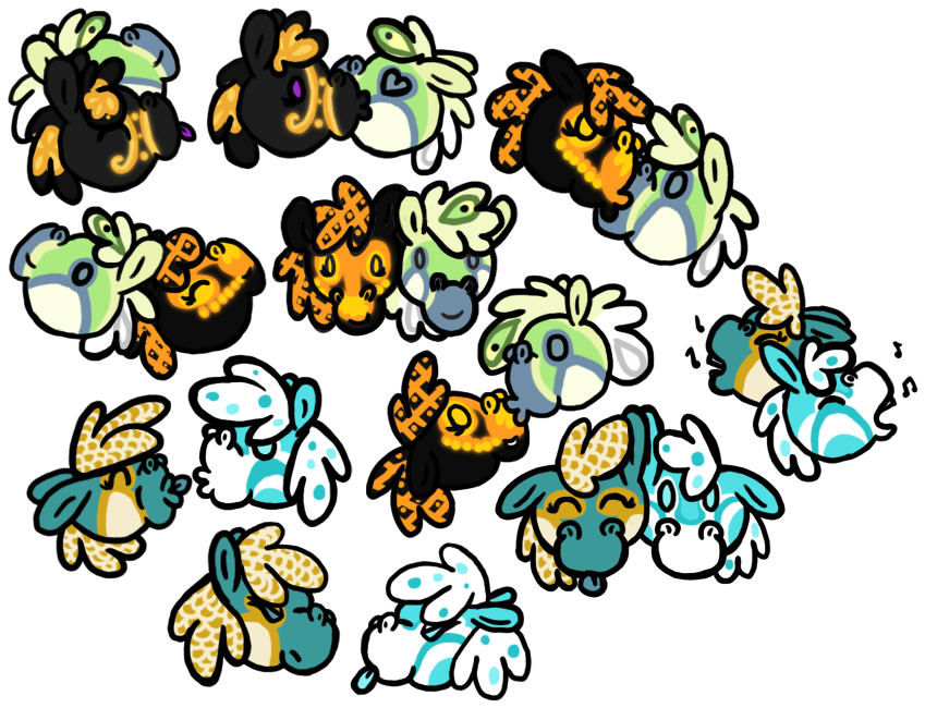 Blob Breeding - Cartoon (886x675)