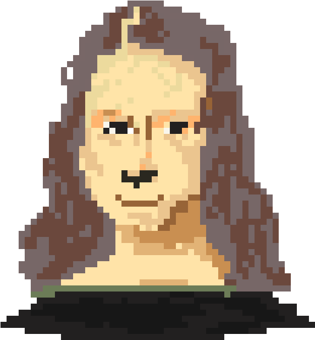 Mona Lisa - Cartoon (1200x1200)