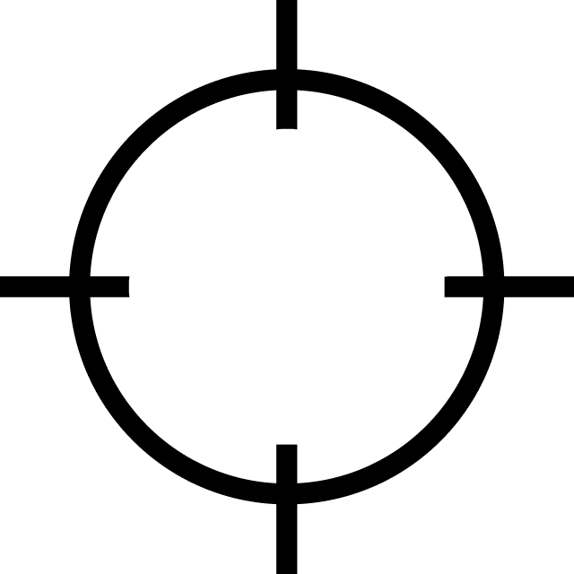 Trends - Vector Gun Target Png (640x640)