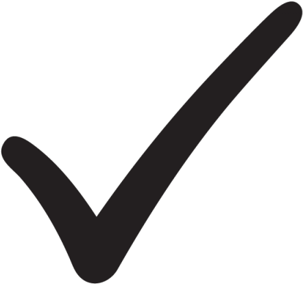 Check Clipart Clear - Black Check Mark Transparent (640x480)