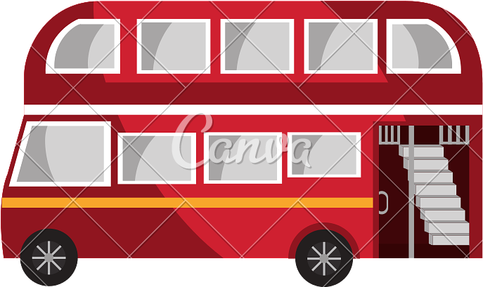 Red British Bus - British Bus (800x577)