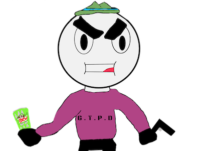 Small Town Cop - Cartoon (450x300)
