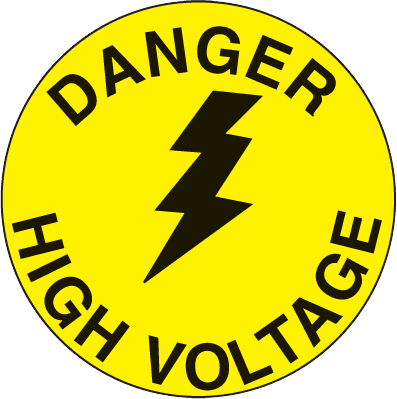 High Voltage Png - Circle (397x399)