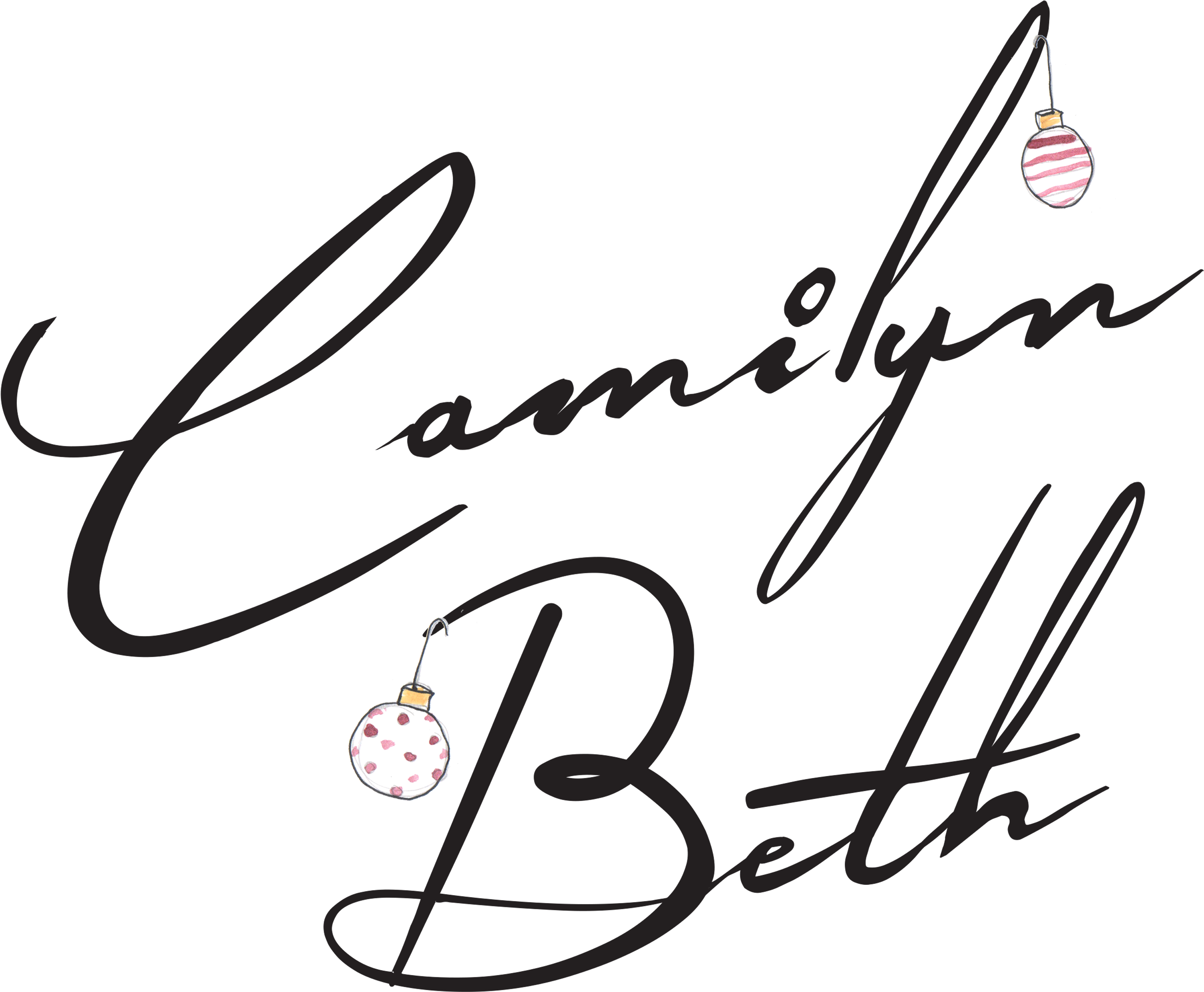 Camilynbethlogo Holiday Square - Calligraphy (3016x3016)