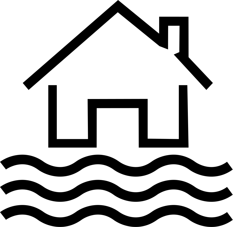 Sewage Backups - White Home Button Png (981x956)