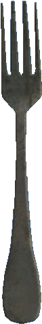 Transparent Black Fork Png (544x522)