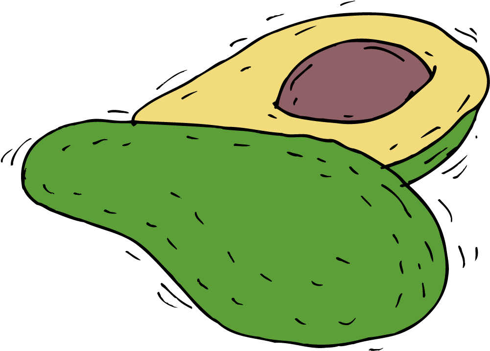 Avocado - Strawberry (1000x1000)