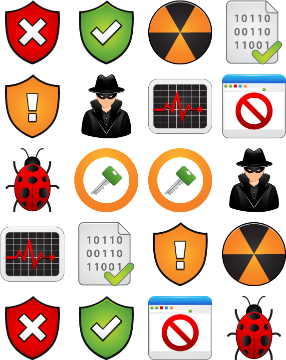 Search - Malware Icons (592x740)