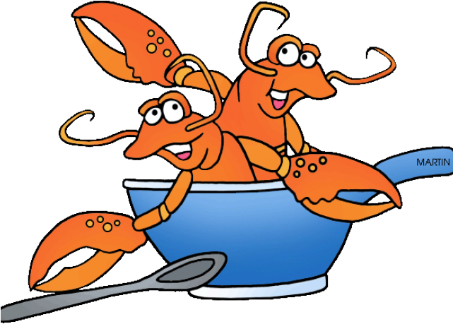 Crawfish Clipart Gumbo - Cartoon (640x480)