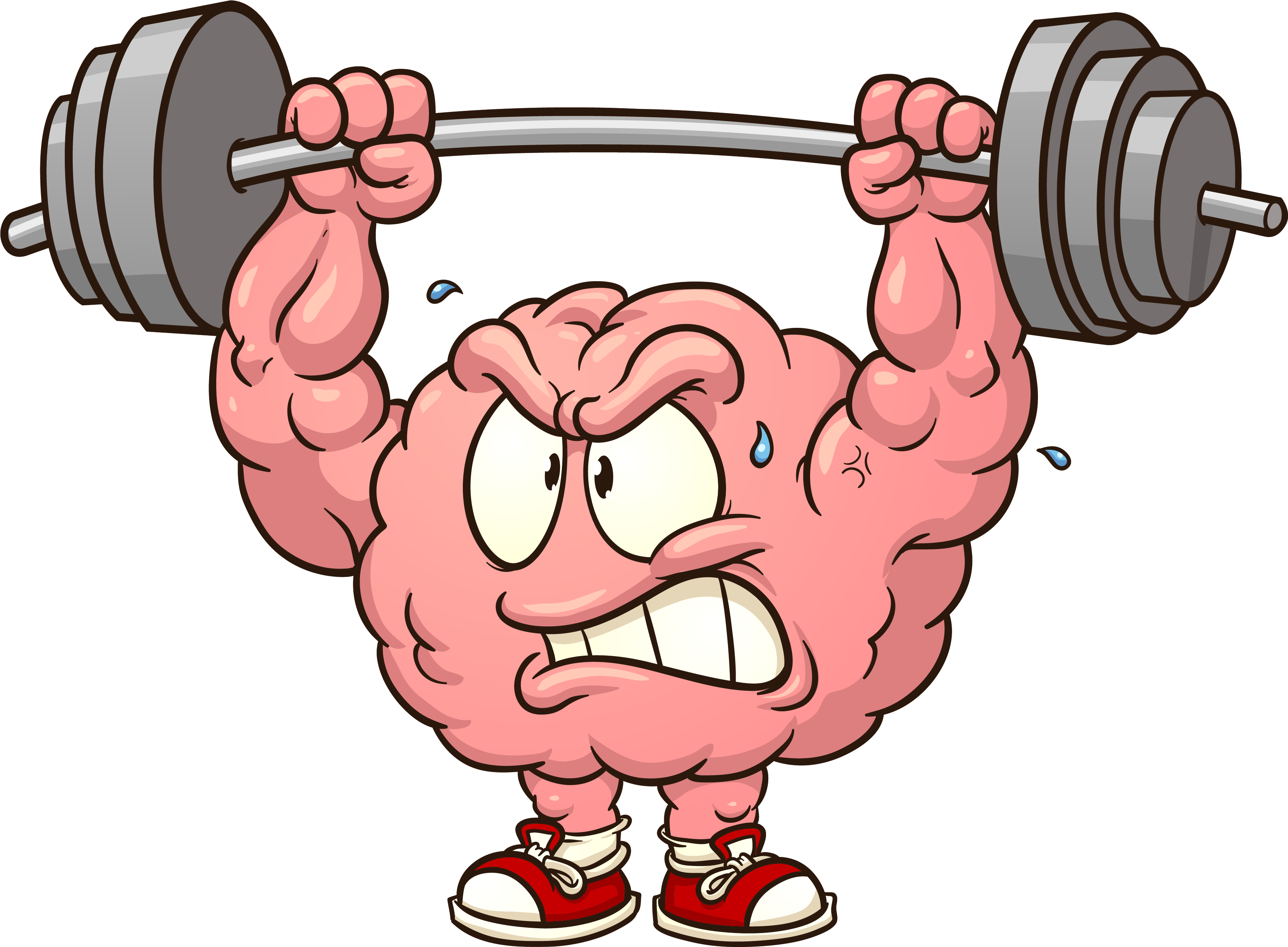 Workbrainer - Strong Brain Clipart (3419x3419)