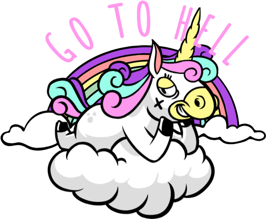 Go To Hell - Cartoon (539x454)