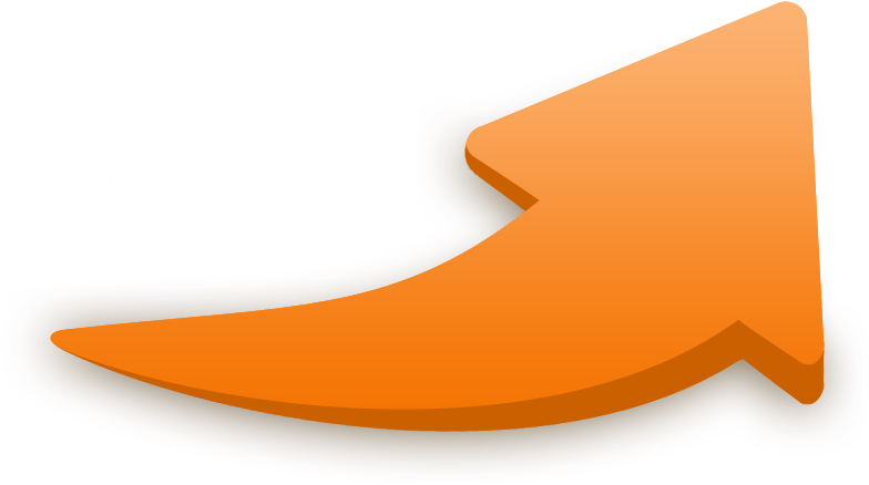 Arrow Orange - Orange Arrow Transparent Background (795x486)