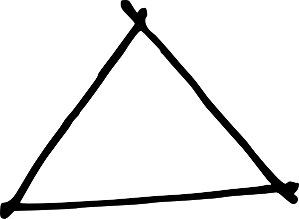 Triangle Drawing Png (600x440)