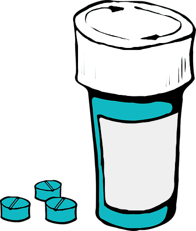 Pill Bottle - Pill Bottle (402x472)