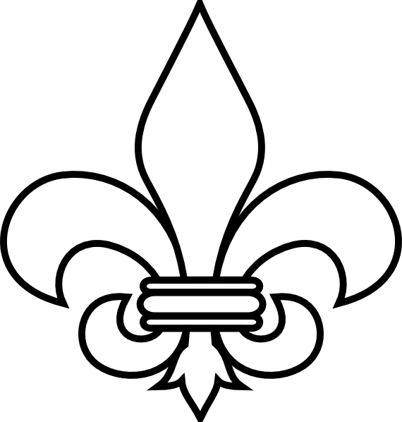 Fleur De Lis Clip Art (570x598)