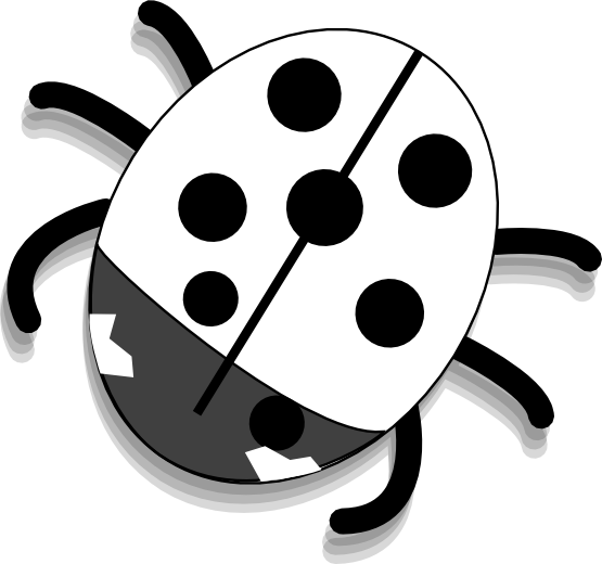 Lady - Bug - On - Flower - Ladybug Clipart (555x520)