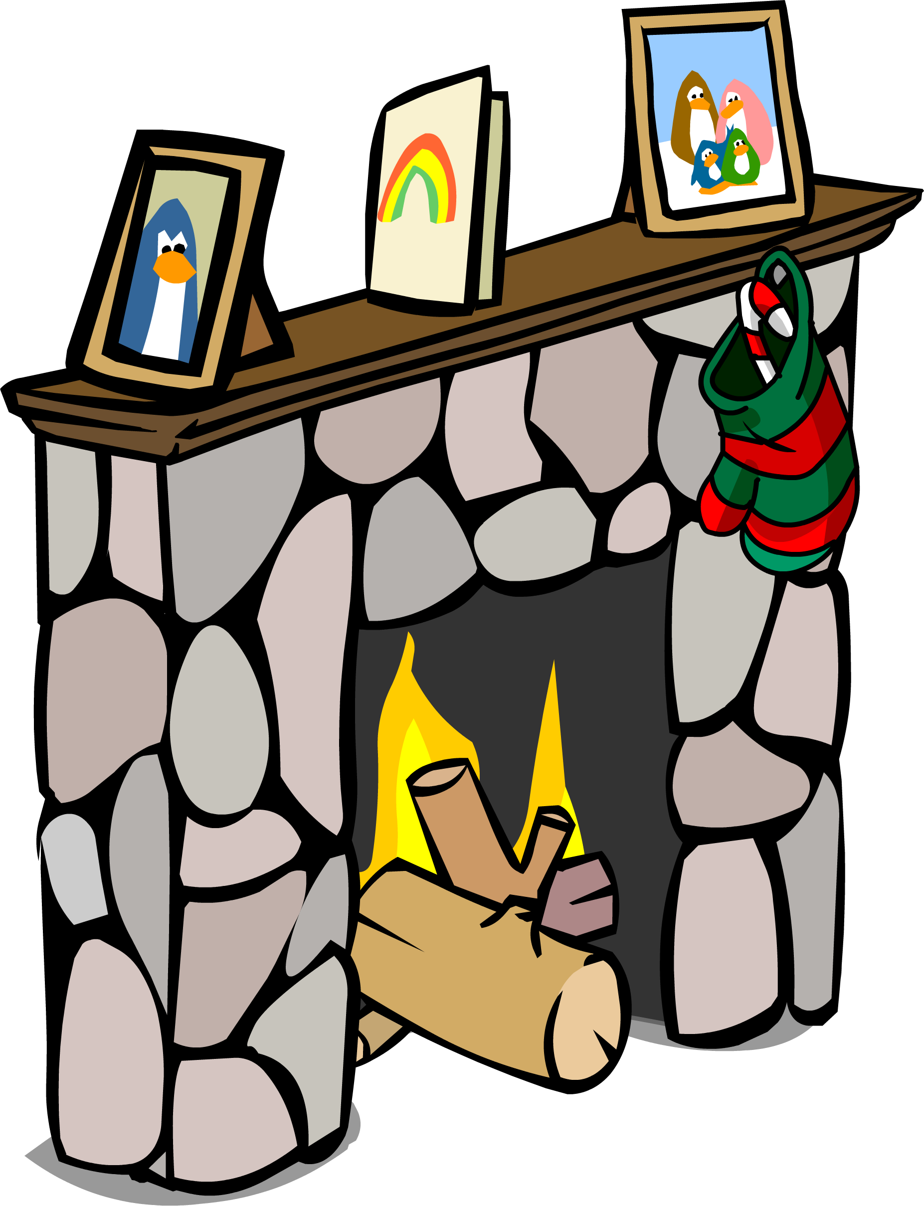 Fireplace Sprite 003 - Fireplace (1853x2419)