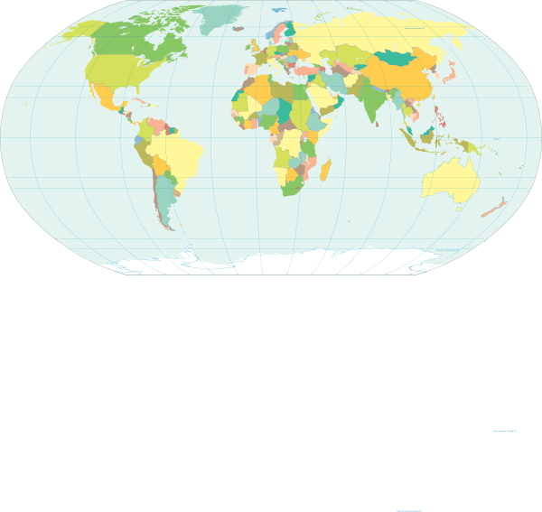 Continents Map With Countries (600x567)