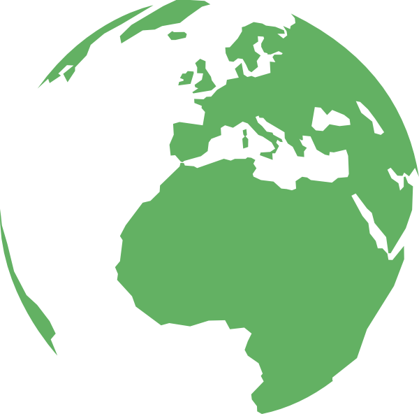 Round World Map Png (600x592)