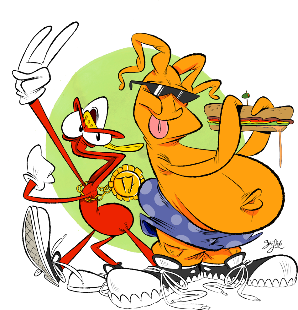 Toejam And Earl Cartoon (1023x1058)