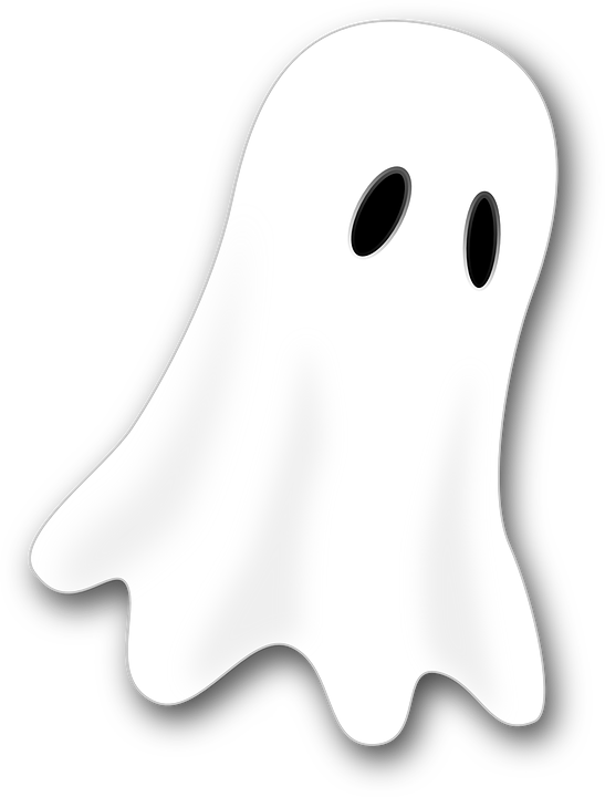Cartoon Ghost Transparent Background (547x720)