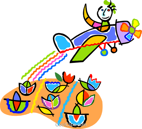 Crop Duster Dusting Crops Royalty Free Vector Clip - Crop Duster Dusting Crops Royalty Free Vector Clip (480x438)