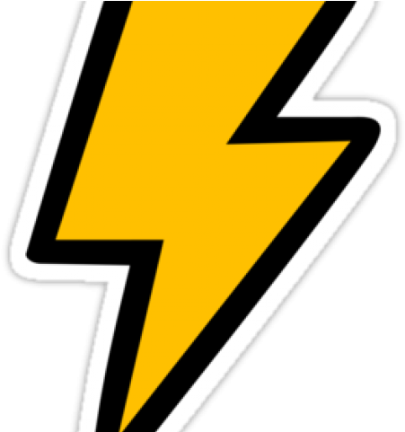 Transparent Cartoon Lightning Bolt (640x480)