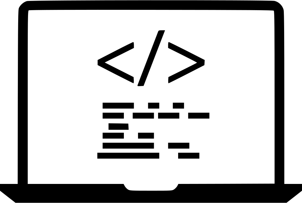 Code Laptop Coding Ming Comments - Coding Laptop Icon (980x660)