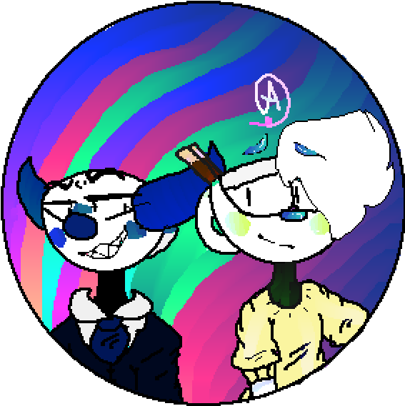 Mugman And Buttercup - Sharing Needles (666x1000)