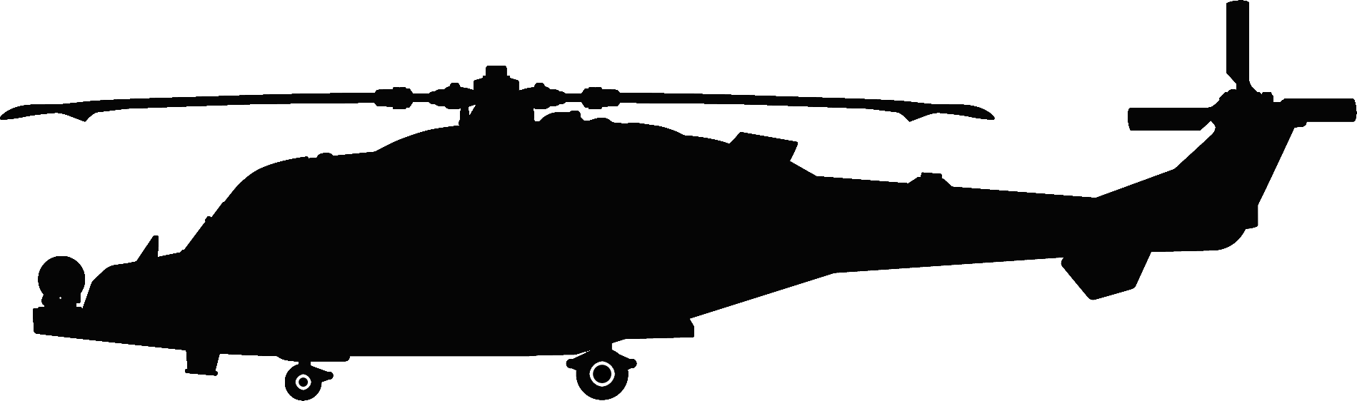 Apache Attack Helicopter - Helicopter Rotor (1900x562)