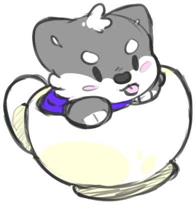 Teacup Tad - Cartoon (392x409)