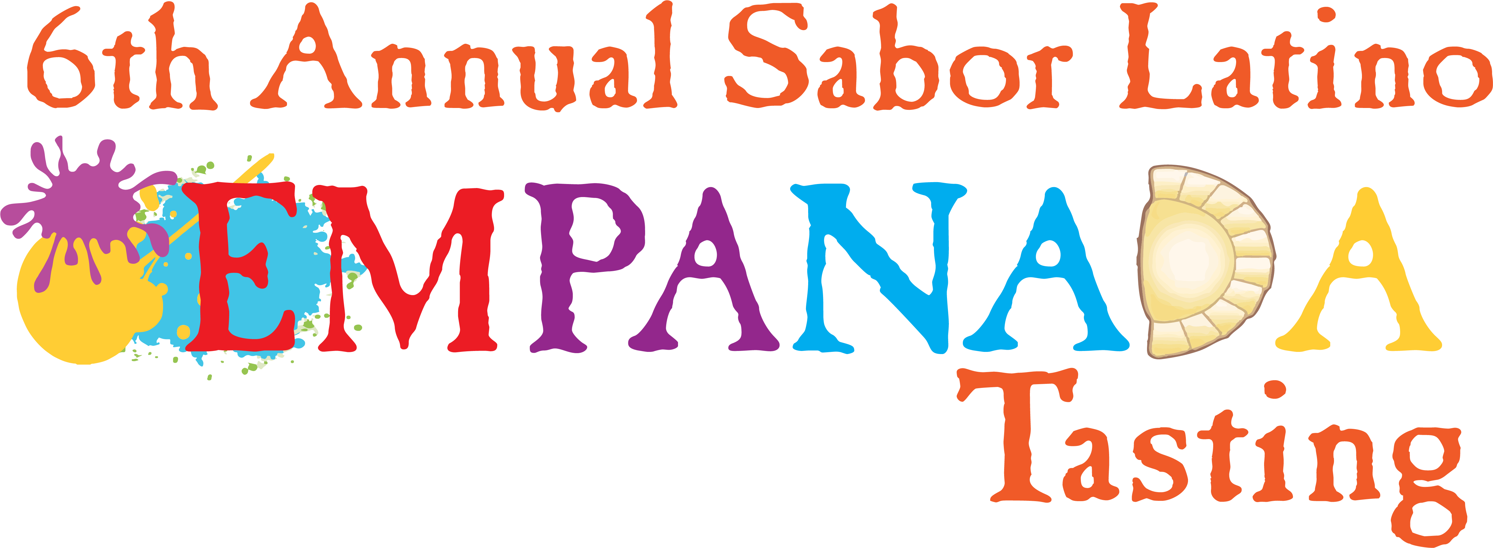 Sabor Latino - Cartoon Mud Splat (4823x1865)
