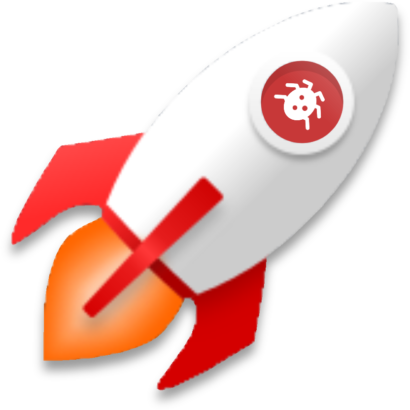 Start Debugging, Without Having To Define Any Tasks - Rocket (1024x1024)
