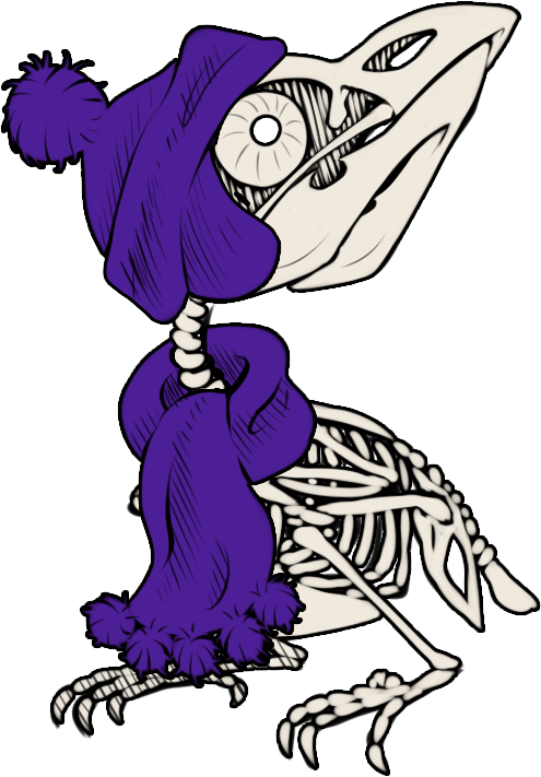 Birdskull-winter - - Cartoon (495x711)