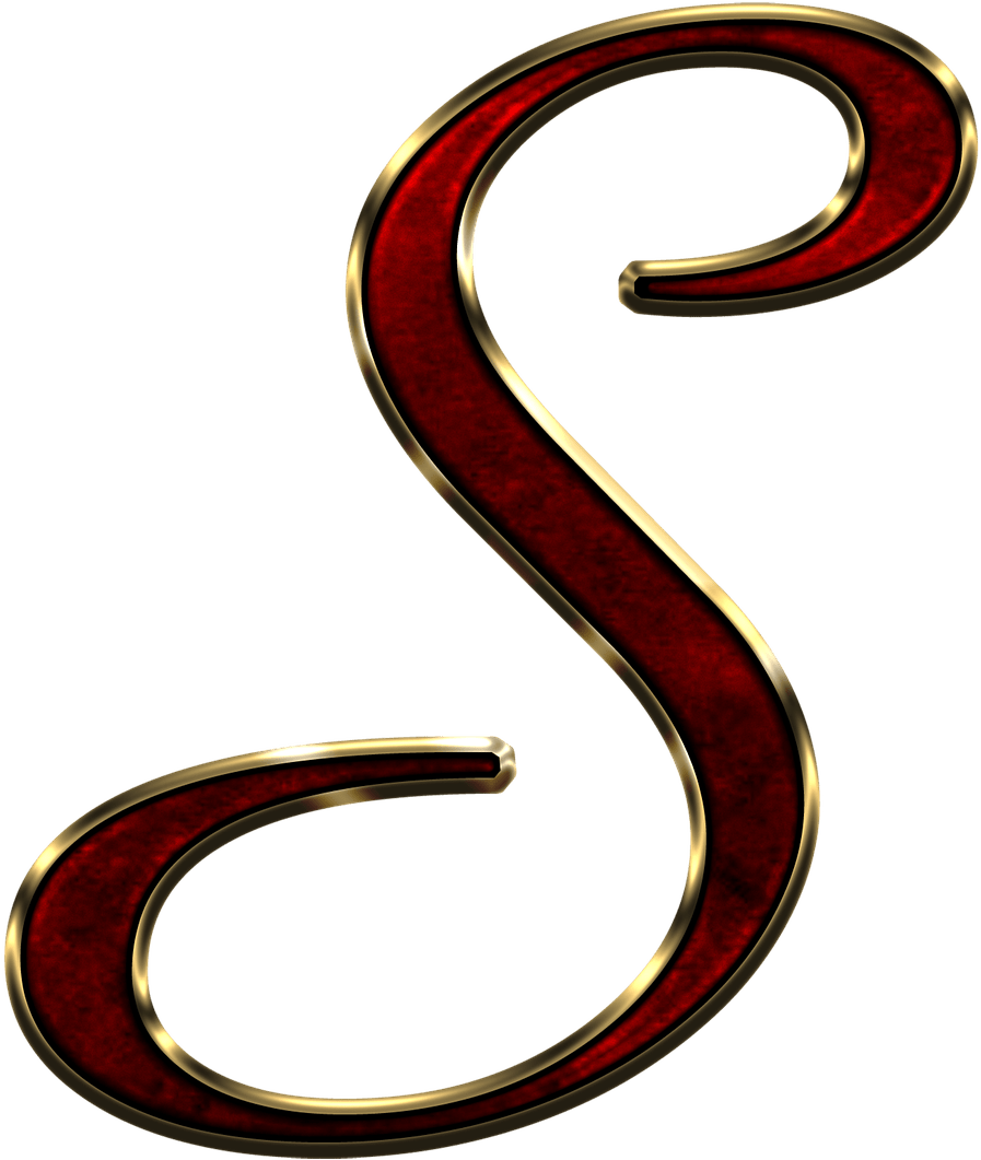 Letter S Transparent Background (1280x1280)
