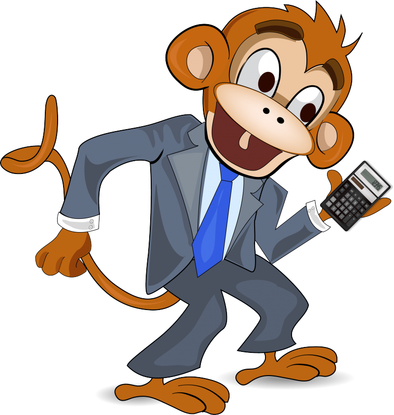 Cartoon Monkey For One Project - Cartoon (800x842)