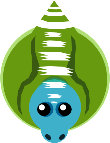 Green And Blue Stomp - Illustration (500x500)