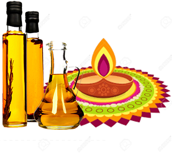 Deepa Oil - Deepavali Rangoli Vector Png (345x359)