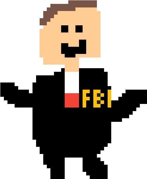 Fbi Soot Man - Illustration (1200x1200)