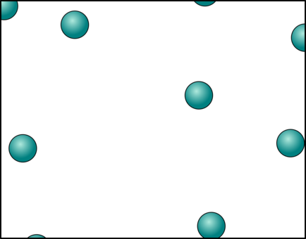 Line Point Angle Turquoise - Circle (434x340)