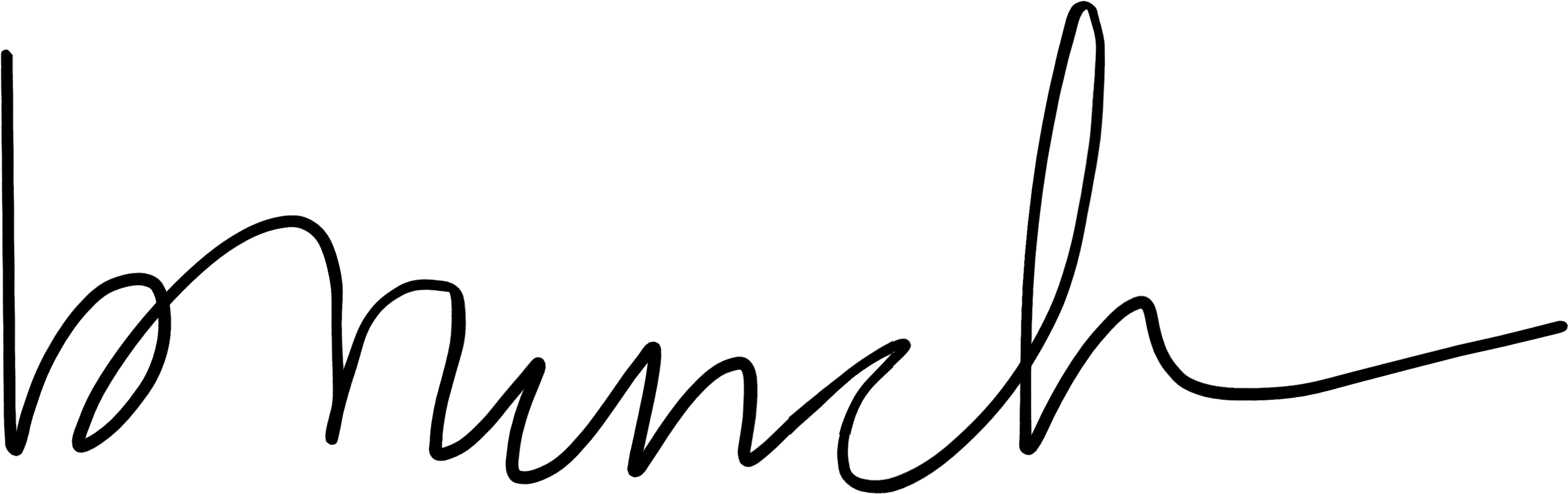 The Brunch On Chestnut - Calligraphy (3503x1180)