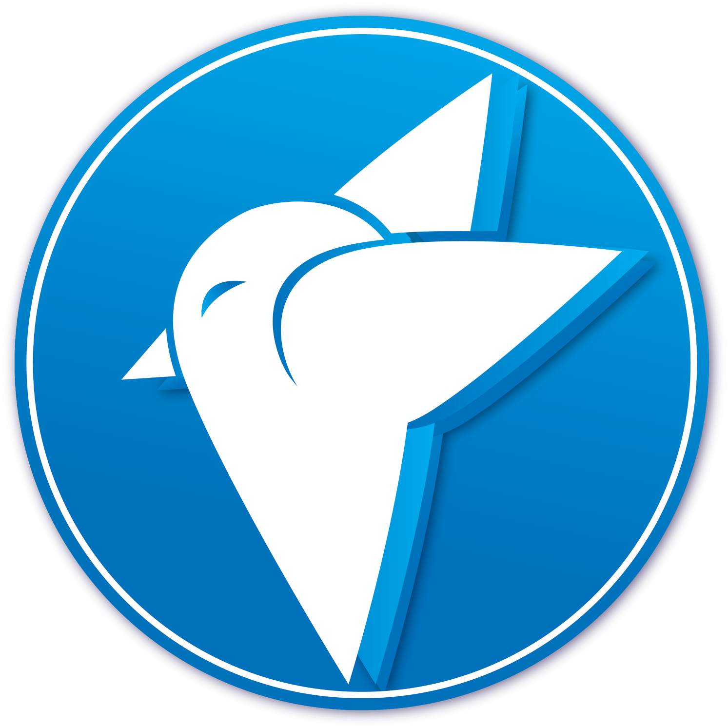 Gmail Logo Png Blue (1500x1500)