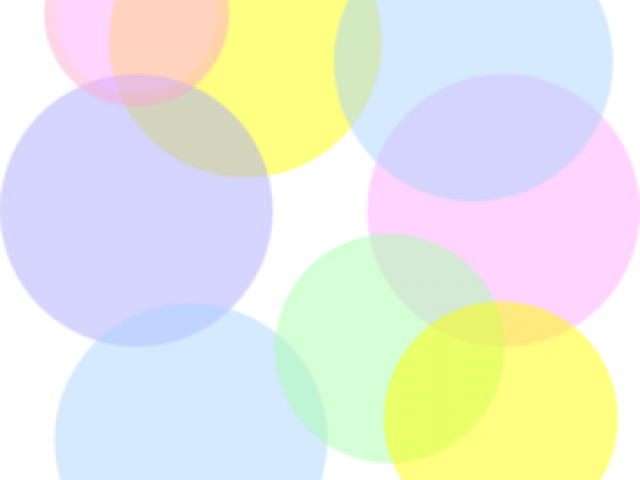 Bubble Clipart Coloured - Circle (640x480)
