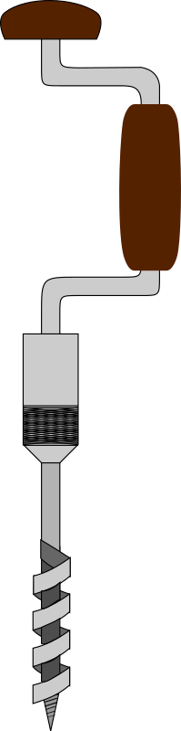 Medium Image - Brace And Bit Clipart (199x800)