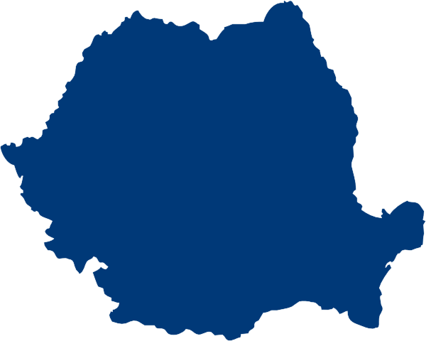 Romania Map Vector (600x480)