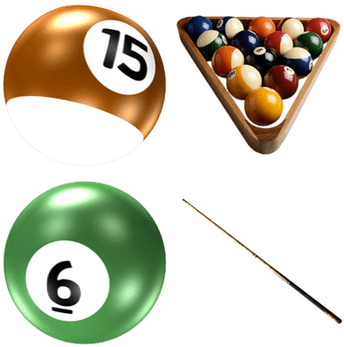 Pool Balls Transparent Background (400x400)