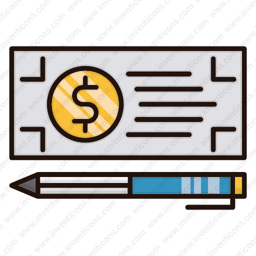 Bank Check Payment - Sign (512x512)