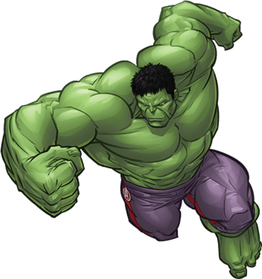 528 X 597 3 0 - Transparent Hulk Punching (528x597)