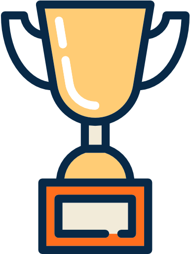 Physical Education - Trophy Icon Vector Png (512x512)