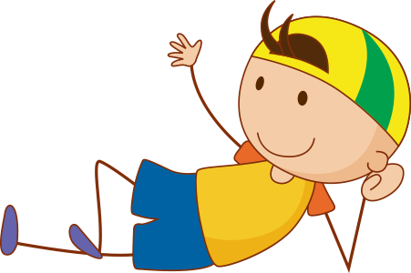 Laying Down - Cartoon Child Laying Down (451x300)